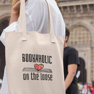 Bolso De Tela Adicta a los libros suelta Lectora divertida de li