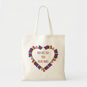 Bolso De Tela Adicto a la lectura