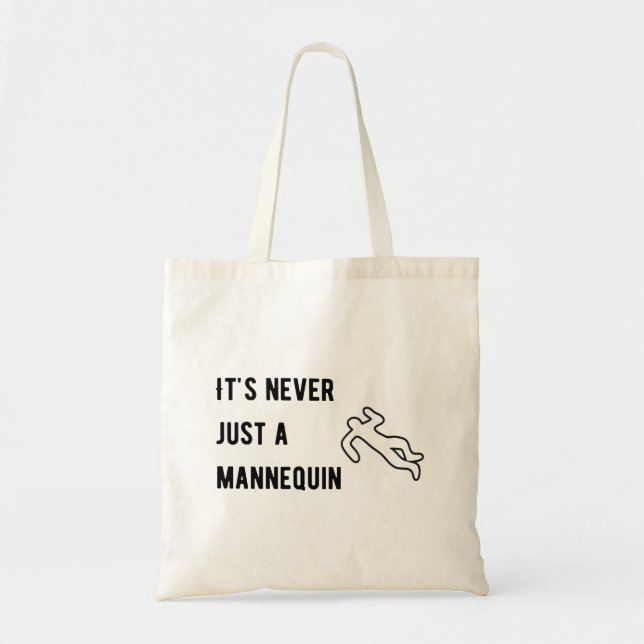 Bolso De Tela Adicto al crimen verdadero (Frente)