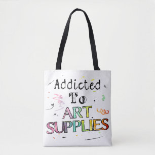 Bolso De Tela Adictos A Artículos De Arte