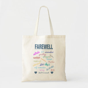 Bolso De Tela Adiós adiós