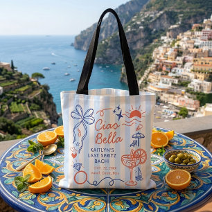Bolso De Tela Adiós Bella Fiesta de Soltera en la Costa Amalfita