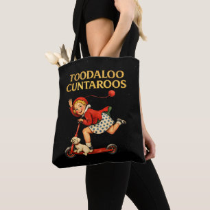 Bolso De Tela Adiós Cuntaroos Humor Divertido Sarcástico Retro