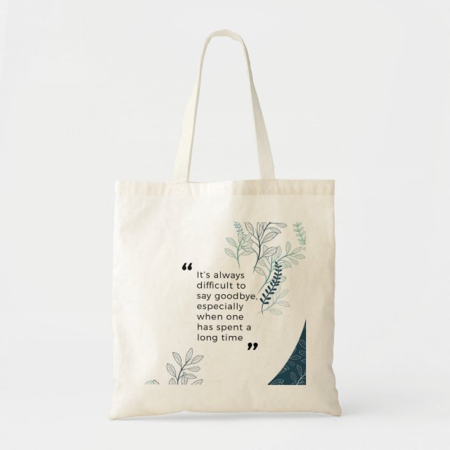 Bolso De Tela Adiós deseos (Frente)
