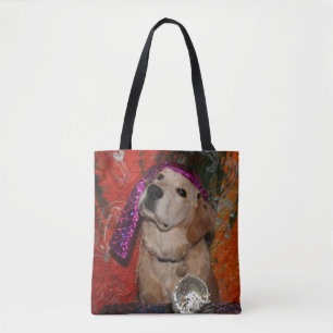 Bolso De Tela Adivino del golden retriever