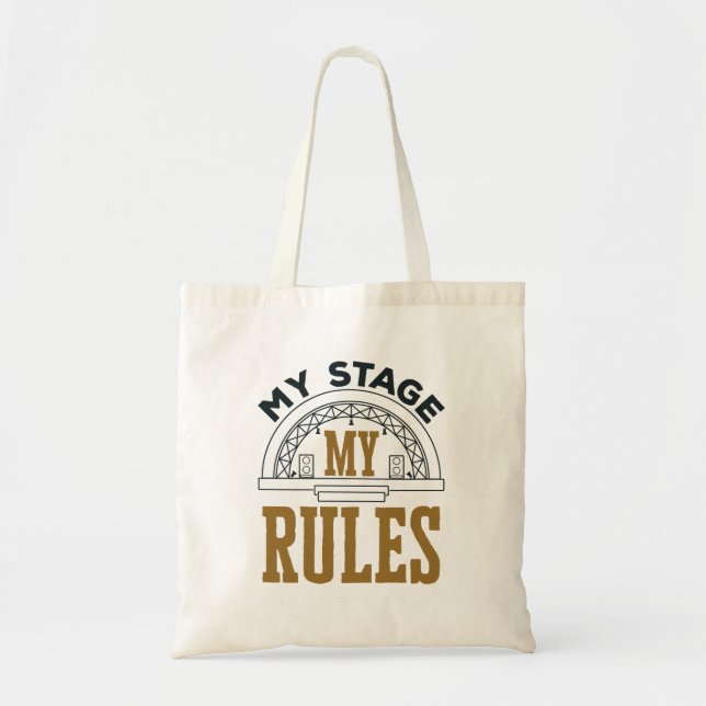 Bolso De Tela Administrador de escenarios Mis reglas de etapa (Frente)