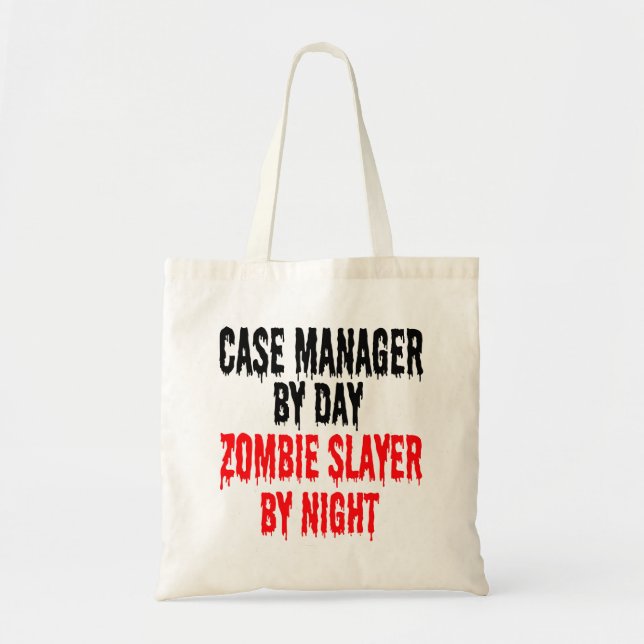 Bolso De Tela Administrador de Fundas Zombie Slayer (Frente)