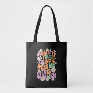 Bolso De Tela Admítelo, vas a extrañarme este verano