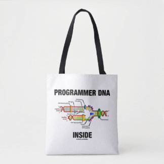 Bolso De Tela ADN del programador dentro del humor de la biologí