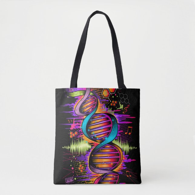 Bolso De Tela ADN musical (Anverso)