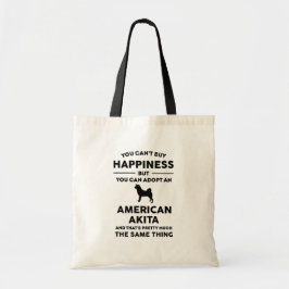 Bolso De Tela Adopción Akita Americana Felicidad