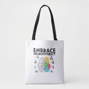 Bolso De Tela Adopción de la neurodiversidad Autismo Conciencia