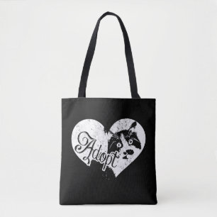 BOLSO DE TELA ADOPTAR CAT