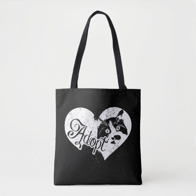 BOLSO DE TELA ADOPTAR CAT (Anverso)