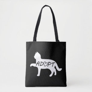 Bolso De Tela Adoptar gato