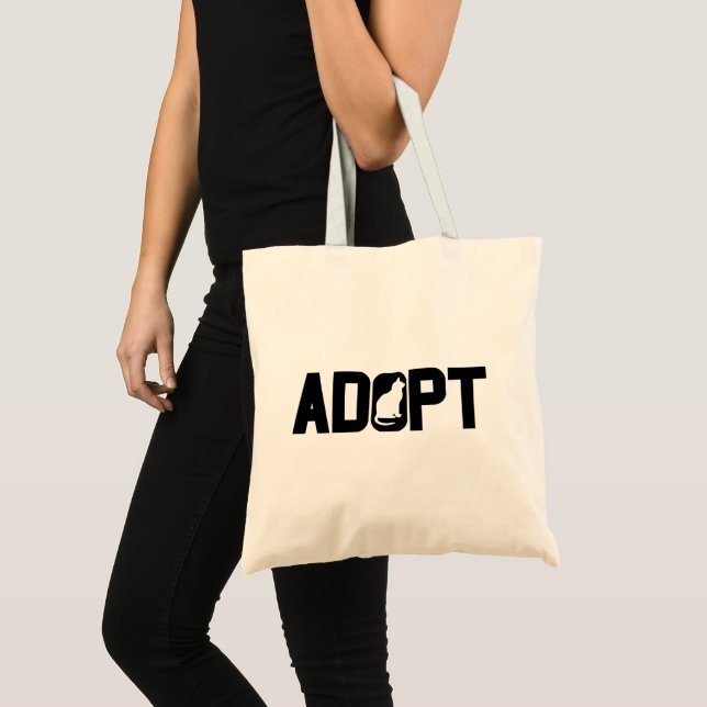 Bolso De Tela Adoptar mascotas (Anverso (producto))