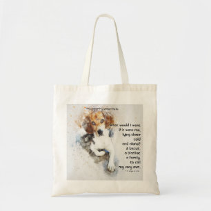 Bolso De Tela Adoptar Un Mascota De Refugio - Beagle
