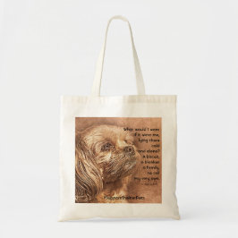 Bolso De Tela Adoptar un Mascota de refugio - Shih Tzu
