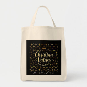Bolso De Tela Adoptar valores cristianos: Amar a Dios, amar a la