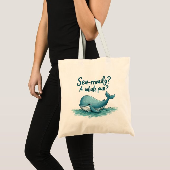Bolso De Tela ¿Adorable "Arritamente marino"? ¿Un bollo de balle (Anverso (producto))