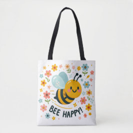 Bolso De Tela Adorable Bee Happy Tote