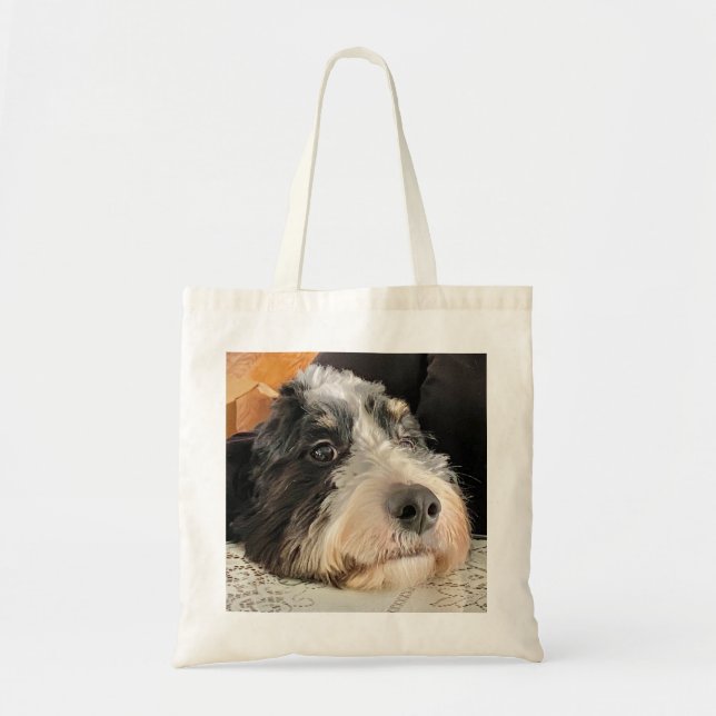 Bolso De Tela Adorable Bernedoodle (Frente)
