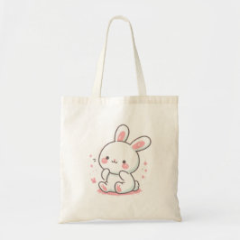Bolso De Tela Adorable Bunny Tote Bag