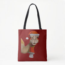 Adorable Camello Lindo con Gorro de Santa Navidad