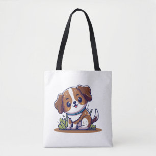 Bolso De Tela Adorable Camiseta Clásica De Amor A Los Cachorros