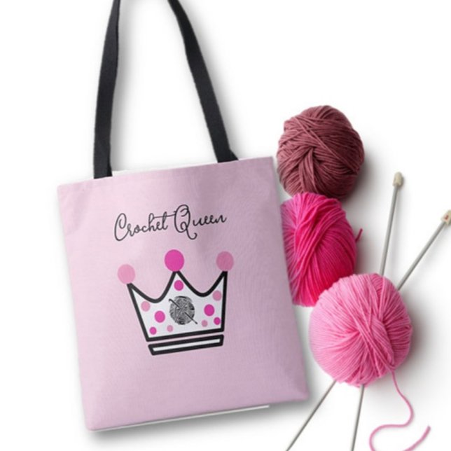Bolso De Tela Adorable Crochet Queen Gift (Subido por el creador)