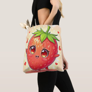 Bolso De Tela Adorable dulce fresa bliss