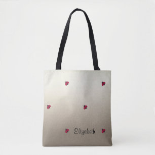 Bolso De Tela Adorable Lindos ,Mariquitas,Personalizados-Luminos