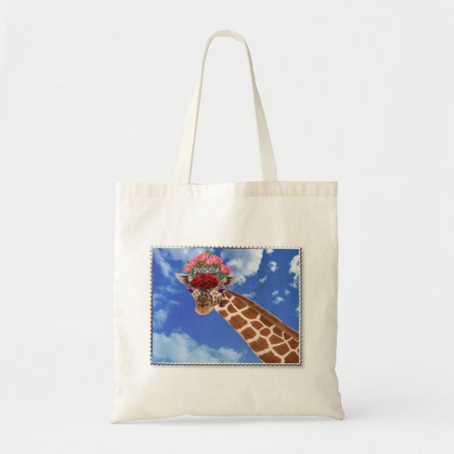 Bolso De Tela Adorable "Missy Giraffe" (Frente)