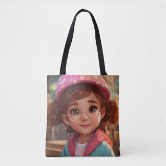 Bolso De Tela "Adorable Personalizado Niña"