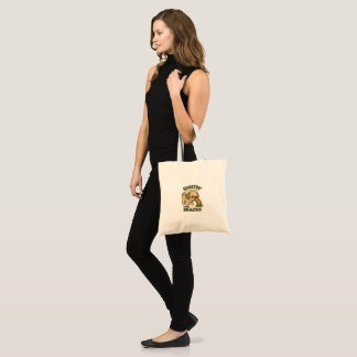 Bolso De Tela Adorable Shih Tzu Olfateando Snacks St.Patrick