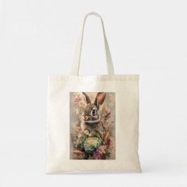 Bolso De Tela Adorable Spring Garden Rabbit Design