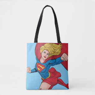 Bolso De Tela Adorable Supergirl Stance