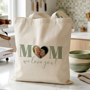 Bolso De Tela Adorable te amamos mamá madre