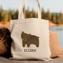 Adorables Osos Marrones Personalizados para Niños
