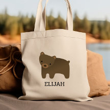 Adorables Osos Marrones Personalizados para Niños