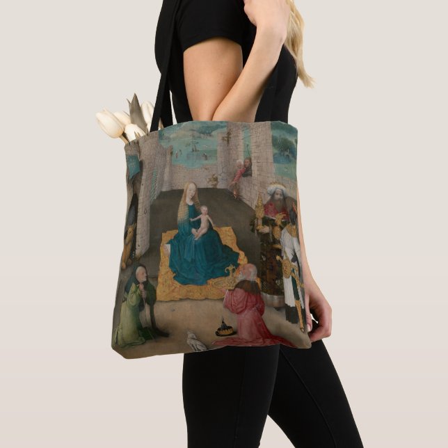 Bolso De Tela Adoración de unos de los reyes magos (Detalle)