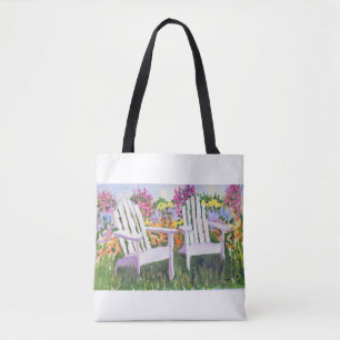 Bolso De Tela Adorandack Chairs Tote Bag
