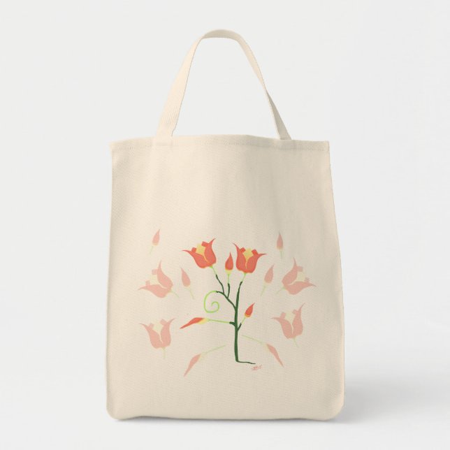 Bolso De Tela Adormidera turca (Frente)
