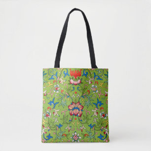 Bolso De Tela Adorno Chino Vintage Owen Jones Floral Verde