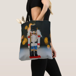 Bolso De Tela Adorno clásico de Navidad cascanueces de SlipperyJ