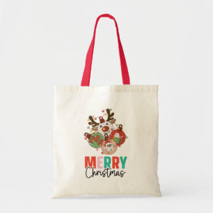 Bolso De Tela Adornos lindos - Feliz navidad 