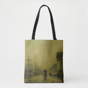 Bolso De Tela Aduanas H de los muelles de Juan Atkinson Grimshaw