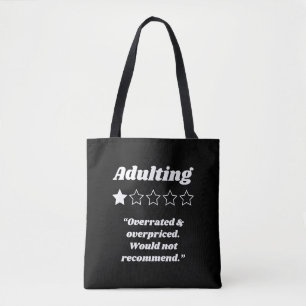 Bolso De Tela Adulto a One Star Review