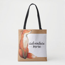 Bolso De Tela Adventure More Fox Tote Bag