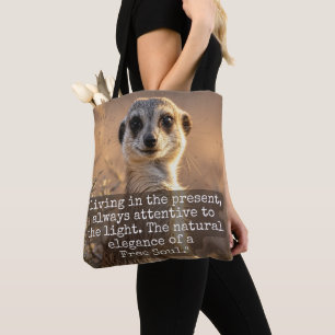 Bolso De Tela Adventurous Meerkat Living